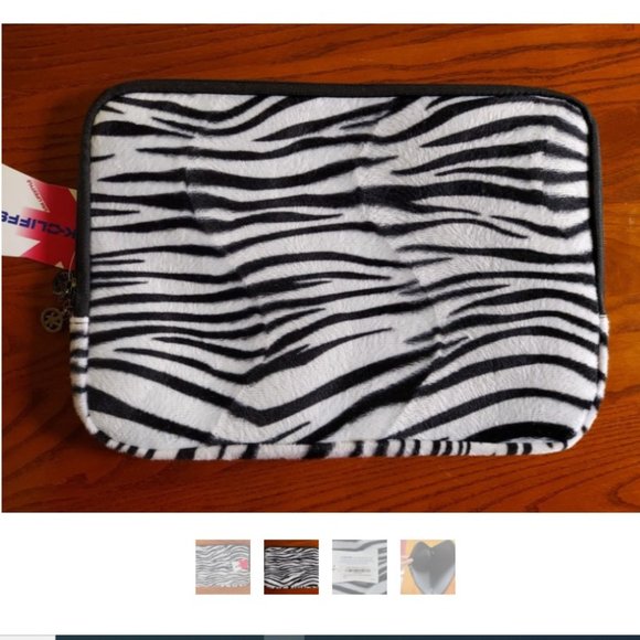 Kcliffs velvet Zebra padded case - Picture 2 of 4